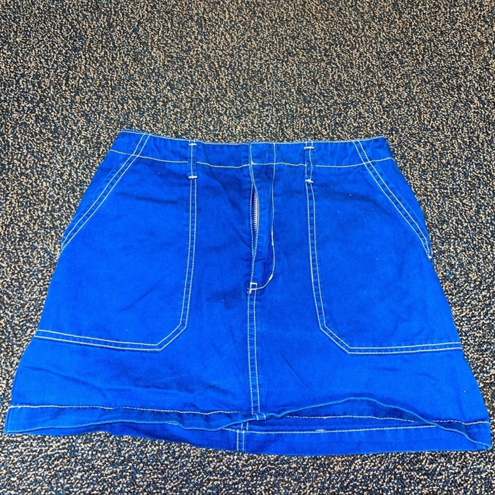 Blue skirt